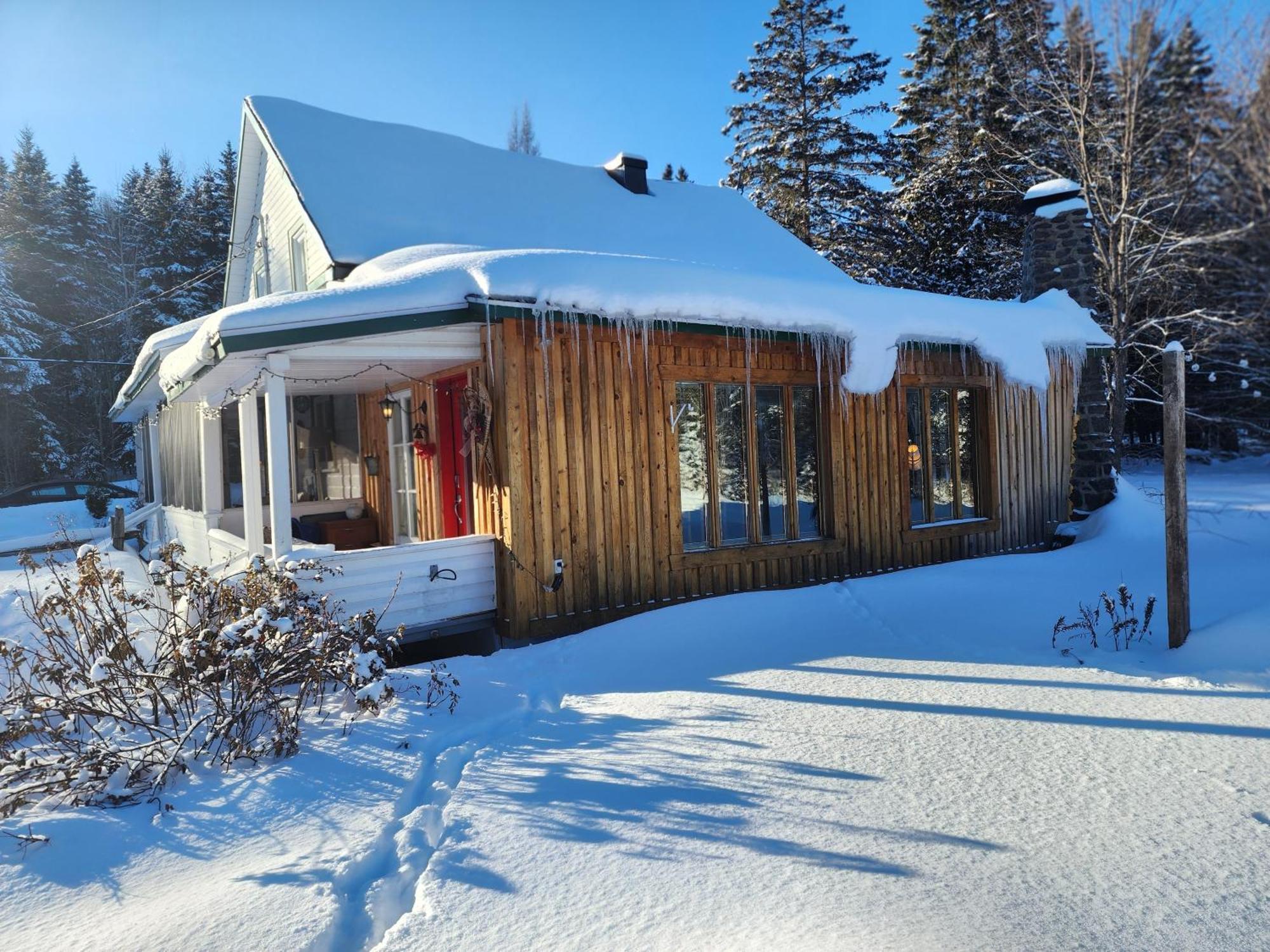 Chalets Nabu La Sacacomie - Riviere - Billard サン・タレクシ・デ・モン エクステリア 写真