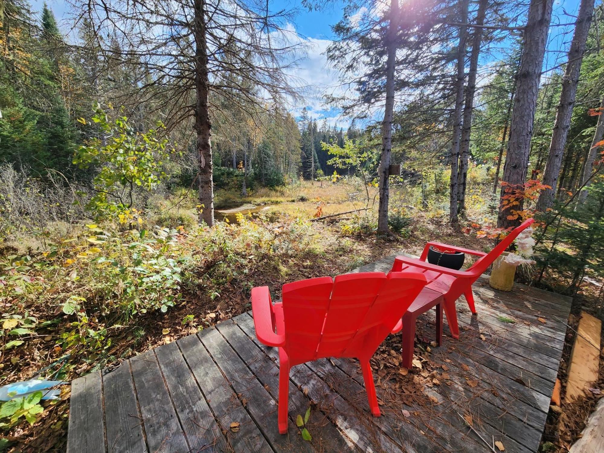 Chalets Nabu La Sacacomie - Riviere - Billard サン・タレクシ・デ・モン エクステリア 写真